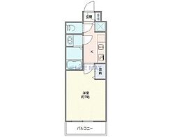 メゾン・ド・ヴィレ高円寺 1Kの間取図画像