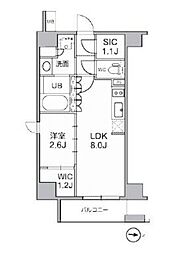 SEASONFLATS新高円寺 1LDKの間取図画像