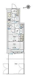 ブライズ中野哲学堂 2Kの間取図画像