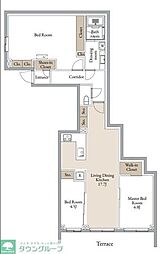 東急東横線 反町駅 徒歩7分の賃貸マンション 1階3LDKの間取り