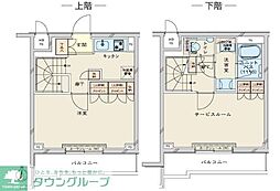 ルーブル川崎鷺沼 1SKの間取図画像