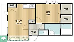 Kianu 1LDKの間取図画像