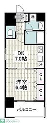 センプレフェリーチェ 1DKの間取図画像