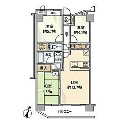 物件の間取り