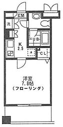 VILLENEUVE 1Kの間取図画像