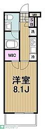エステムコート元住吉 1Kの間取図画像