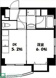 VillaBorghese 1DKの間取図画像