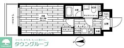 グランドコンシェルジュ池袋本町イースト 1Kの間取図画像