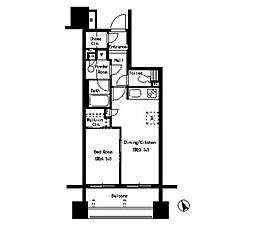 JR山手線 大塚駅 徒歩3分の賃貸マンション 10階1LDKの間取り