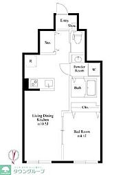 NOBILIS千川 1階1LDKの間取り