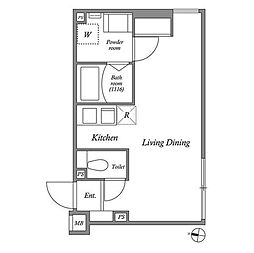 間取図画像 ワンルーム