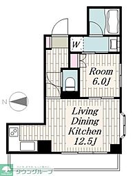 レイランド・アザブ 1LDKの間取図画像