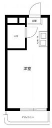 メゾン・ド・ポルトレー ワンルームの間取図画像