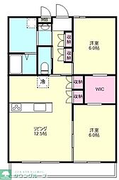 木造マンション 断熱等級7 2LDKの間取図画像