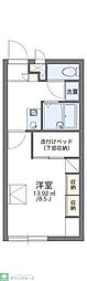 レオパレス柊 1Kの間取図画像