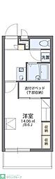 レオパレスヒルサイドテラス弐 1Kの間取図画像