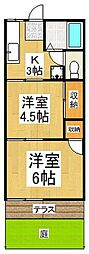 ティーパレス 2Kの間取図画像