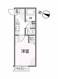 アルトン川越霞ケ関 1Kの間取図画像