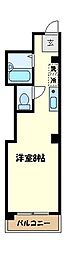 宮崎ビル 1Kの間取図画像