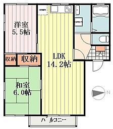 ファミリー・TS 2LDKの間取図画像
