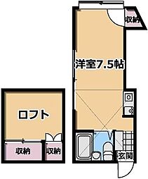 エイト砂川 ワンルームの間取図画像