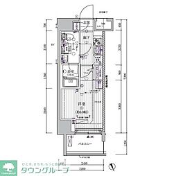 メインステージ立川VI 1Kの間取図画像