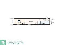 クラブレジデンス東青梅 1LDKの間取図画像