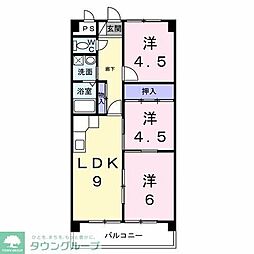 間取図画像 3DK