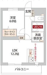 Ｃａｍｐａｇｎａ　豊田 4階1LDKの間取り