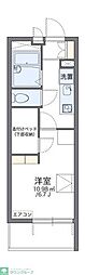 レオパレスサンモール 1階1Kの間取り