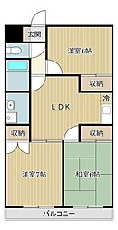間取図画像 3LDK