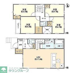 Kolet都賀#03 4LDKの間取り