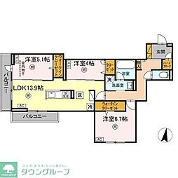 間取図画像 3LDK