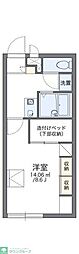 レオパレスベルエポック 1Kの間取図画像