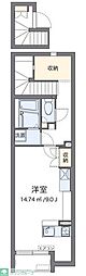 レオネクスト美浜 ワンルームの間取図画像