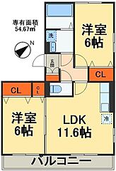 物件の間取り
