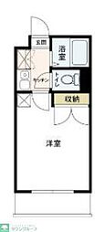 レオパレスカーサ・ヴィアンカ 1Kの間取図画像