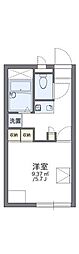 レオパレスフラミンゴ 1Kの間取図画像