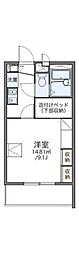 レオパレスヴァンティアン 1Kの間取図画像
