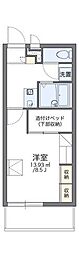 レオパレスマシェリ 1Kの間取図画像