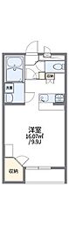 レオパレスメルベーユ 1Kの間取図画像