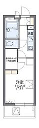 レオパレスタケシン 1Kの間取図画像