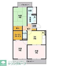 ランドウィン五番館 3DKの間取図画像