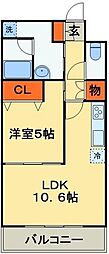 WAIZUCORT 1LDKの間取図画像