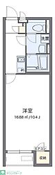 CLEINO巌根2 1Kの間取図画像