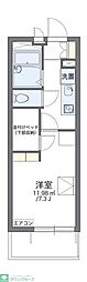レオパレス祐光LA1 1Kの間取図画像