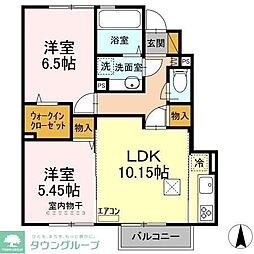 メゾンブリーゼ 2LDKの間取図画像
