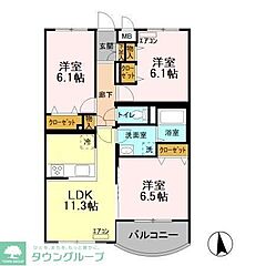 物件の間取り