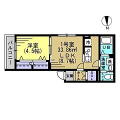 物件の間取り