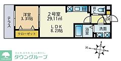 物件の間取り